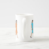 メガンマークルマーチング姿マグ – ファイナルUKツアー ボーンチャイナマグカップ (裏面)