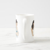 メガンマークル母マグカップベビーアーチー! ボーンチャイナマグカップ (裏面)