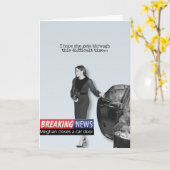 メガンマークレグリーティングカード カード (黄色い花)