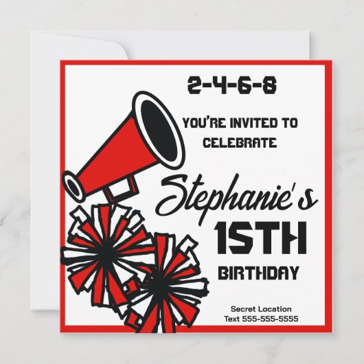 メガ応援招待状: #6招待状 招待状 (正面)