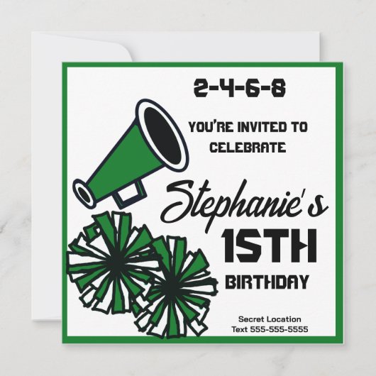 メガ応援招待状: #7招待状 招待状 (正面)