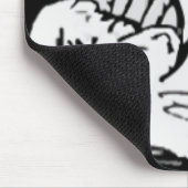 メガ激怒の喜劇的な顔 マウスパッド (コーナー)