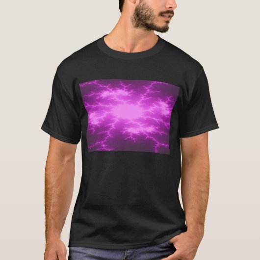 メガ稲妻フラクタルMens Tシャツ (正面)