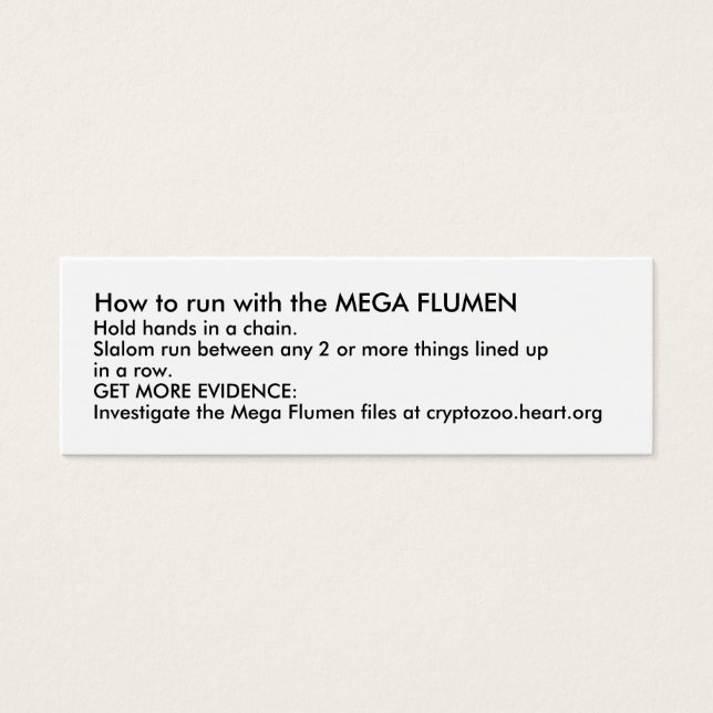 メガ走フラメンの使用方法 (正面)