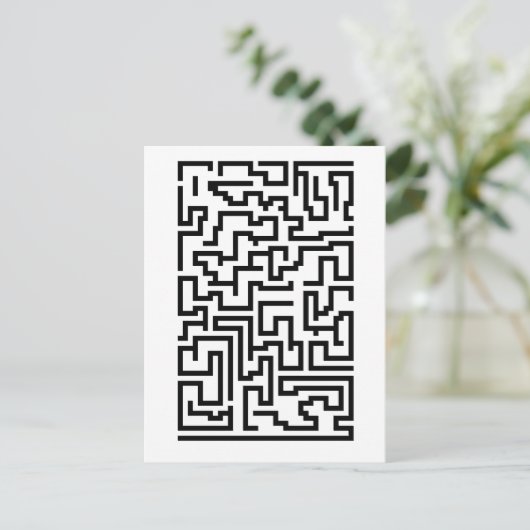 メガ迷路 ポストカード (スタンド正面)