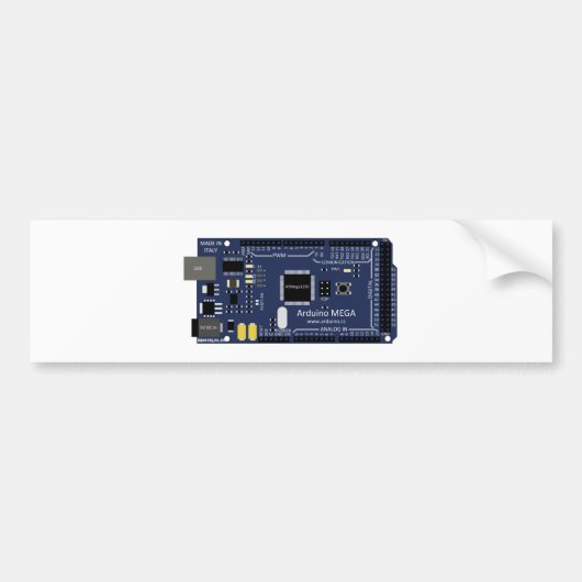 メガArduino バンパーステッカー (正面)