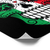 メキおもしろいシコスカル州旗 ポスター (角)