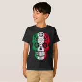 メキおもしろいシコスカル州旗 Tシャツ (正面フル)