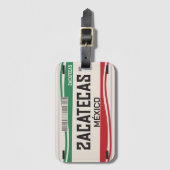 メキカスタマイズシコザカテカスシティリスンスプレート ラゲッジタグ (正面縦)