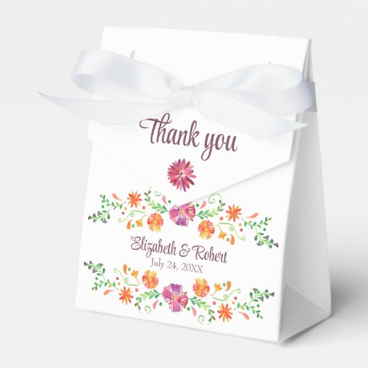 メキカラフルシコフローラ結婚ズ フェイバーボックス (正面サイド)