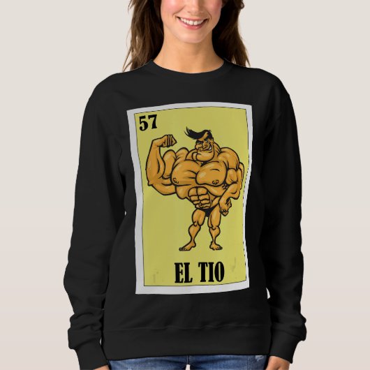 メキシおもしろいコおじさん – El Tio 1 スウェットシャツ (正面)