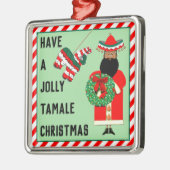 メキシおもしろいコのクリスマス メタルオーナメント (左)