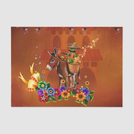 メキシおもしろいコサボテン 薄葉紙 (正面)