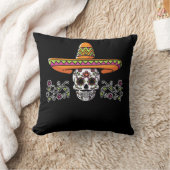 メキシおもしろいコスカルソンブレロ·シンコ·デ·マヨ クッション (ブランケット)