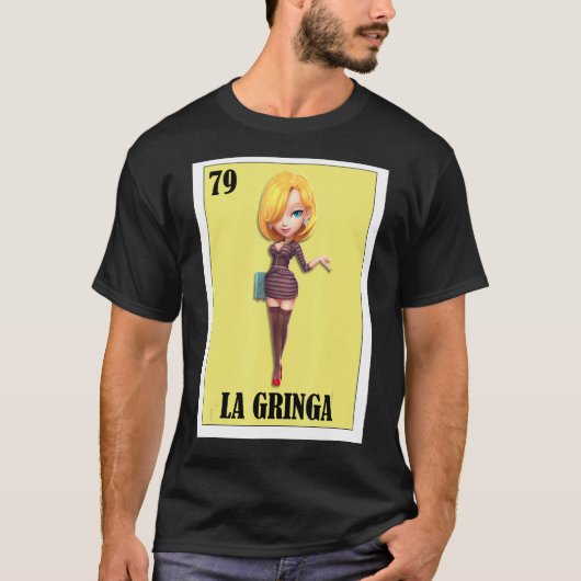 メキシおもしろいコデザインブロンド – ラリンガ Tシャツ (正面)