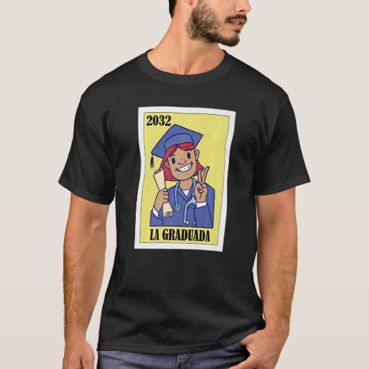 メキシおもしろいコデザイン卒業式 – ラ・グレサダ Tシャツ (正面)