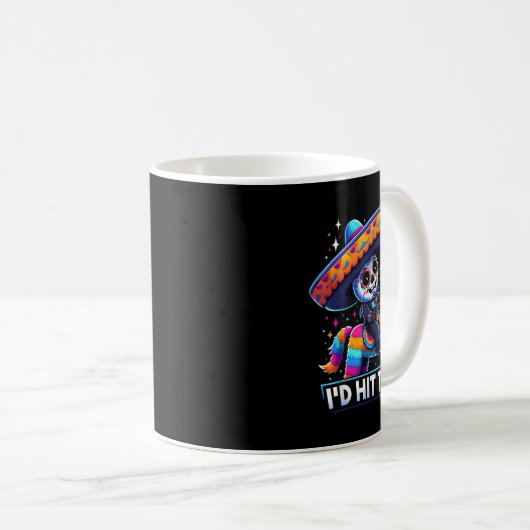 メキシおもしろいコパーティーピナタスIdがヒットしたCinco De M コーヒーマグカップ (正面右)