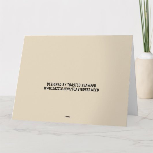 メキシおもしろいコ人巨人誕生日グリーティングカード カード (裏面)