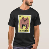 メキシおもしろいコ犬デザイン- El Bulldog Tシャツ (正面)