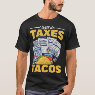 メキシおもしろいコ食品タコス税税シーズンギフト Tシャツ