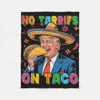 メキシおもしろいコCinco De Mayo Trump No Tarrifs On Ta フリースブランケット