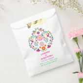 メキシお洒落コフローララブバード結婚ズ フェイバーバッグ (封をした状態)