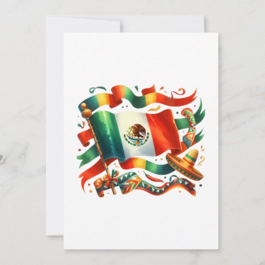 メキシはっきりしたコフィエスタ結婚のリハーサル 招待状 (裏面)