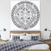 メキシアステカカ キャンバスプリント (インサイチュ (寝室))