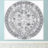 メキシアステカカ キャンバスプリント (インサイチュ (ウッドフロア))