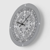 メキシアステカカ ラージ壁時計 (傾斜)