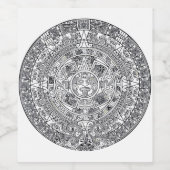 メキシアステカカ ワインラベル (シングルラベル)