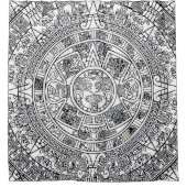 メキシアステカコのシャワーカーテン シャワーカーテン (正面)