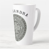 メキシアステカコの日石マイアンカレンダー1 カフェラテマグ (右アングル)