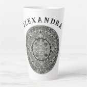 メキシアステカコの日石マイアンカレンダー1 カフェラテマグ (正面)