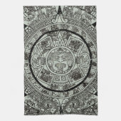 メキシアステカコの日石マイアンカレンダー1 キッチンタオル (縦)