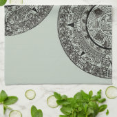 メキシアステカコの日石マイアンカレンダー1 キッチンタオル (折り畳み)