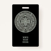 メキシアステカコの日石マイアンカレンダー1 バッジ (正面)