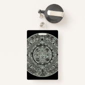 メキシアステカコの日石マイアンカレンダー1 バッジ (裏面リトラクタブル付き)