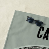 メキシアステカコの日石マイアンカレンダー1 ビーチタオル (インサイチュ)