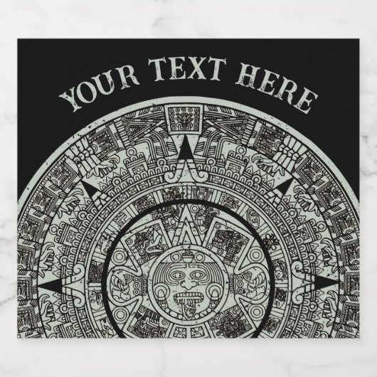 メキシアステカコの日石マイアンカレンダー1 ビールラベル (シングルラベル)