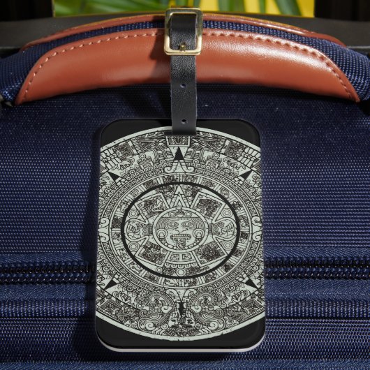 メキシアステカコの日石マイアンカレンダー1 ラゲッジタグ (正面インサイチュ2)