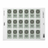 メキシアステカコの日石マイアンカレンダー1 ラベル (フルシート)