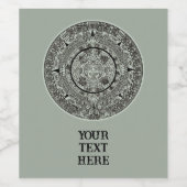 メキシアステカコの日石マイアンカレンダー1 ワインラベル (シングルラベル)