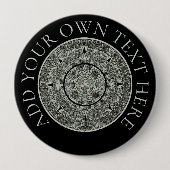 メキシアステカコの日石マイアンカレンダー1 缶バッジ (正面)