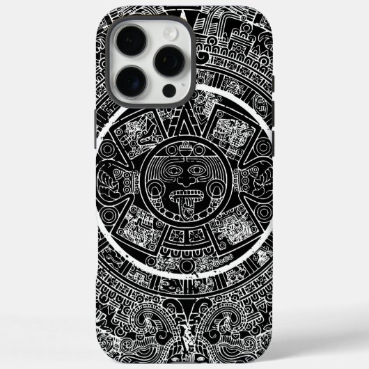 メキシアステカコの日石マイアンカレンダー3 Case-Mate iPhoneケース (裏面)