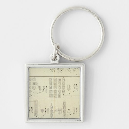 メキシアステカコバレー キーホルダー (正面)