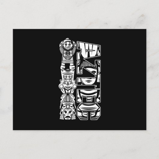 メキシアステカコ先住民カルチャーMaya Inca先住民ギフト ポストカード (正面)