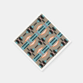 メキシアステカコ幾何学模様 スタンダードカクテルナプキン (角)