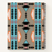 メキシアステカコ幾何学模様 ノートブック (裏面)