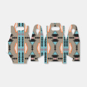 メキシアステカコ幾何学模様 フェイバーボックス (折り畳みなし)